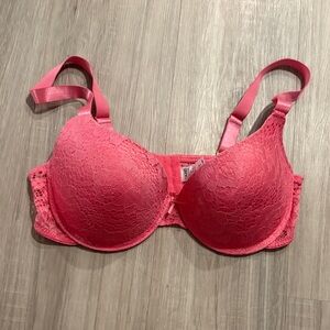 Pink Lace Bra